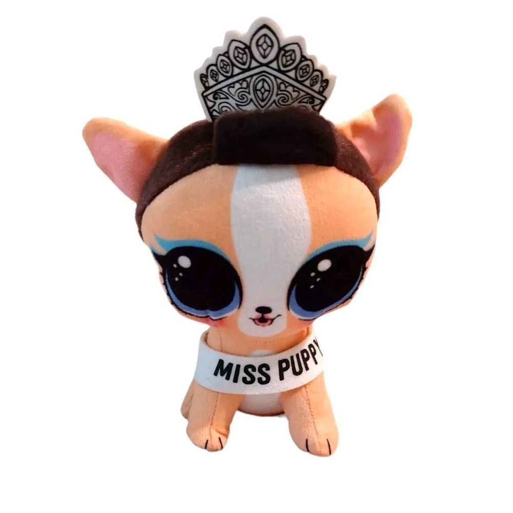 LOL Surprise Miss Puppy Plush Multicolor Stuffed Animal Toy By Toy Factory 7"